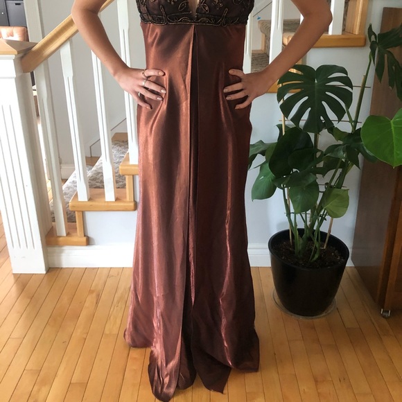 Morgan and Co Copper Grad/Prom dress - Picture 2 of 4